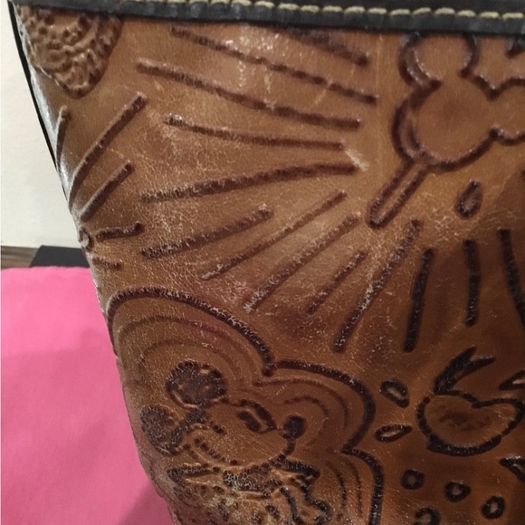Dooney & Bourke Tan Embossed Tote - Picture 9 of 15